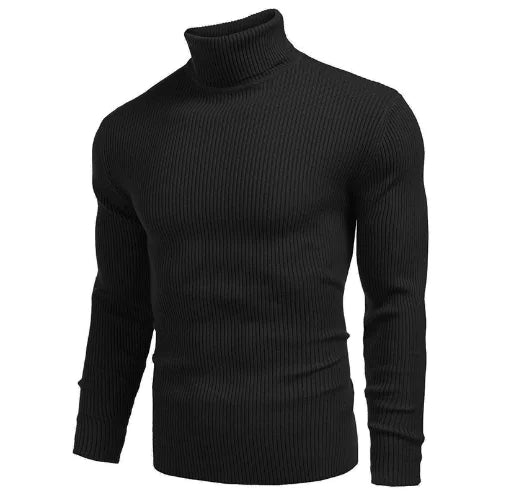 Men's High-Neck Sweater for Autumn and Winter