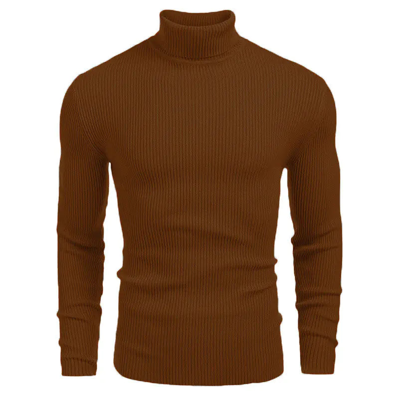 Men's High-Neck Sweater for Autumn and Winter