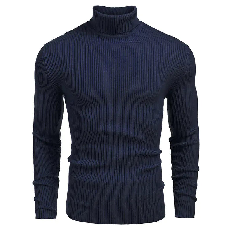 Men's High-Neck Sweater for Autumn and Winter