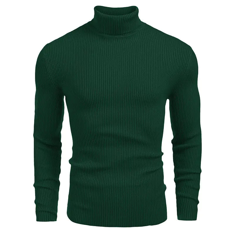 Men's High-Neck Sweater for Autumn and Winter