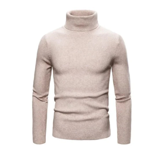 Men's High-Neck Sweater for Autumn and Winter
