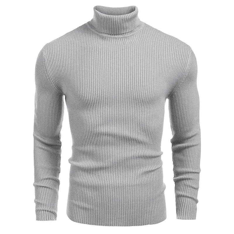Men's High-Neck Sweater for Autumn and Winter