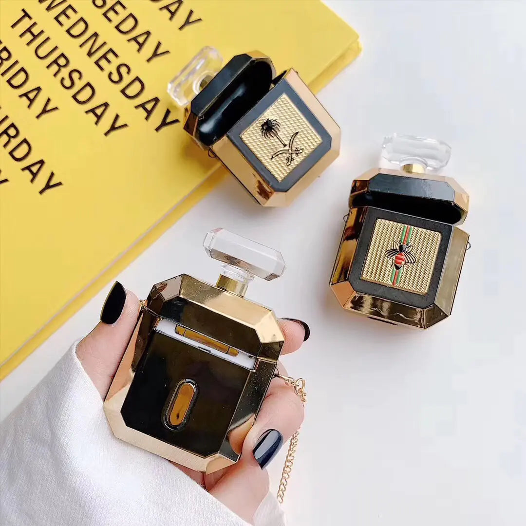 Perfume Bottle Case for Apple AirPods Wireless Earbuds