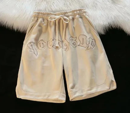 Retro Street Style Casual Shorts for Men