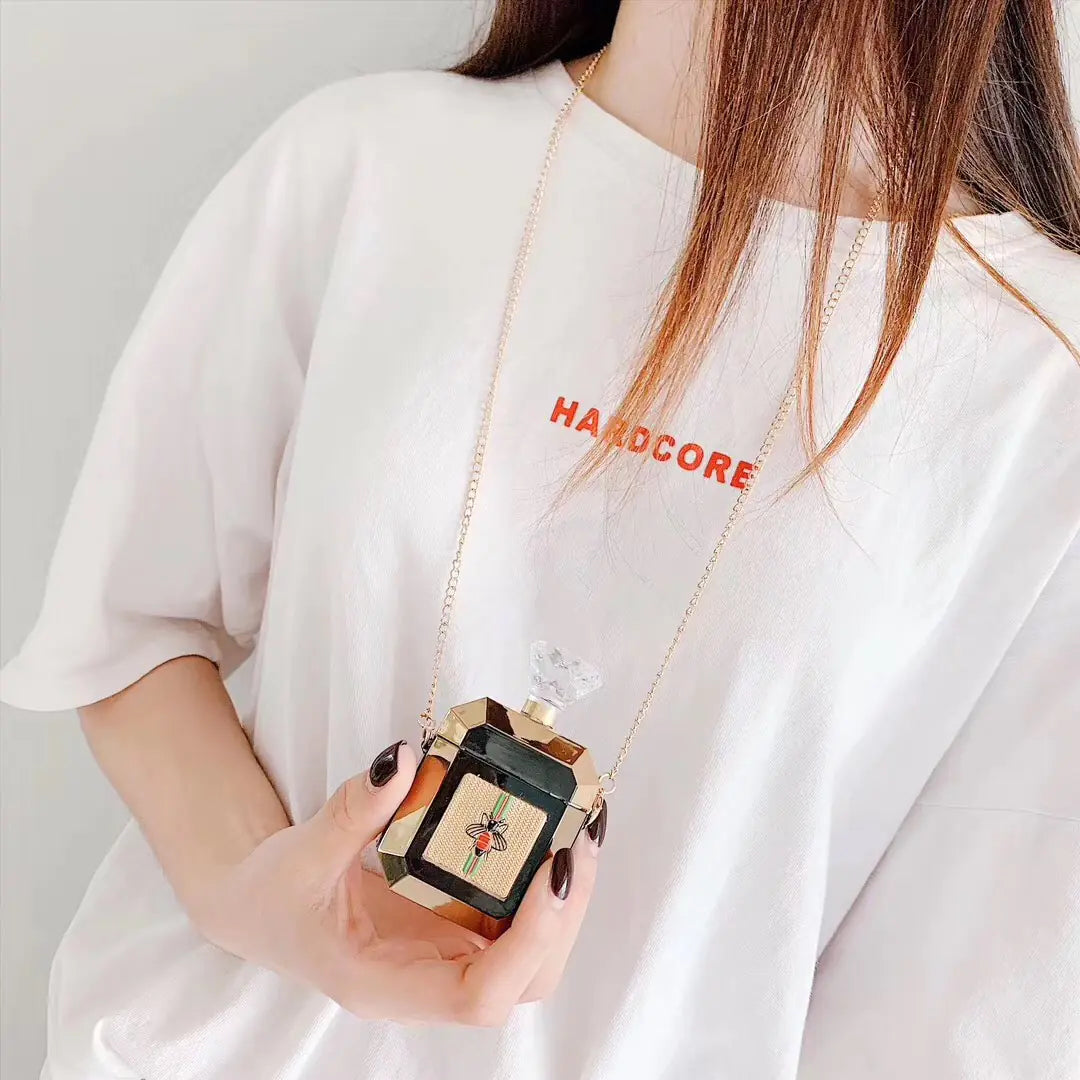 Perfume Bottle Case for Apple AirPods Wireless Earbuds