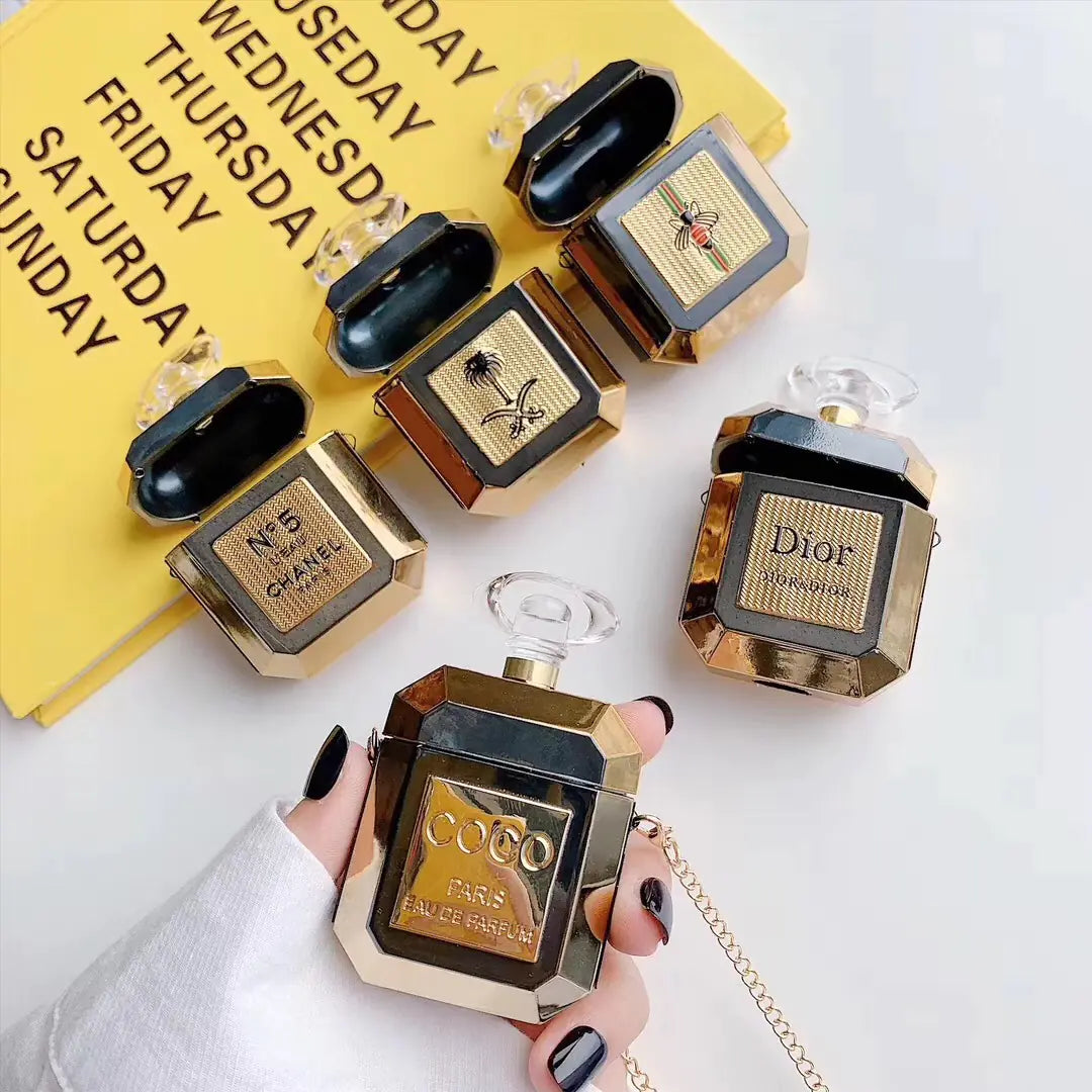 Perfume Bottle Case for Apple AirPods Wireless Earbuds