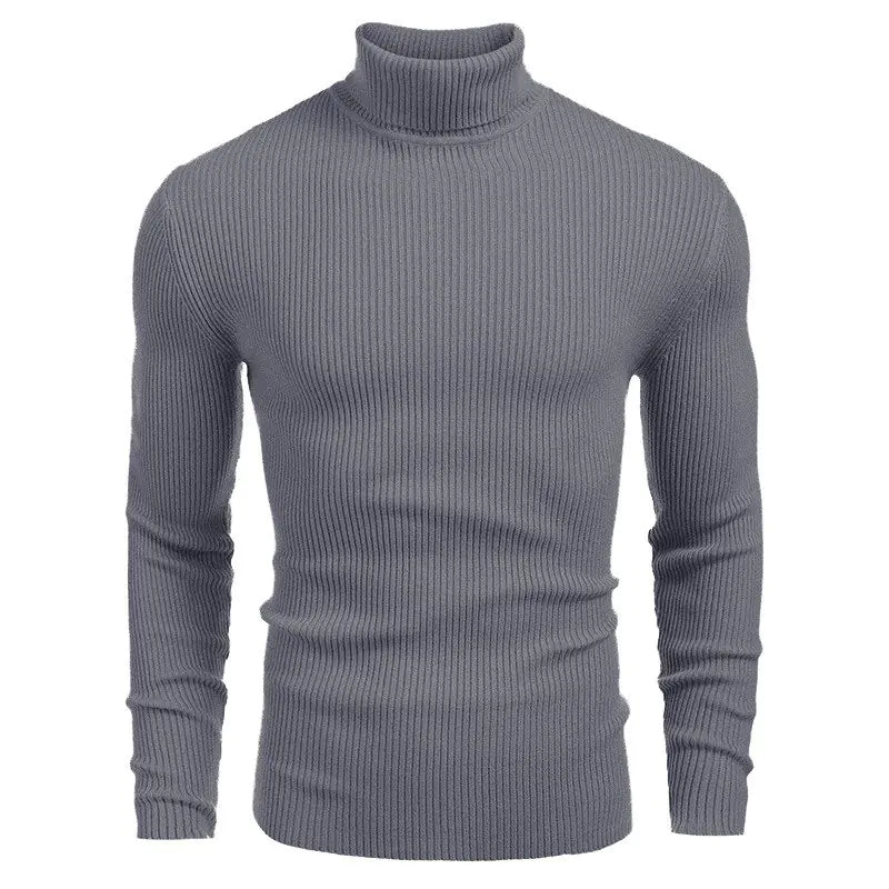 Men's High-Neck Sweater for Autumn and Winter