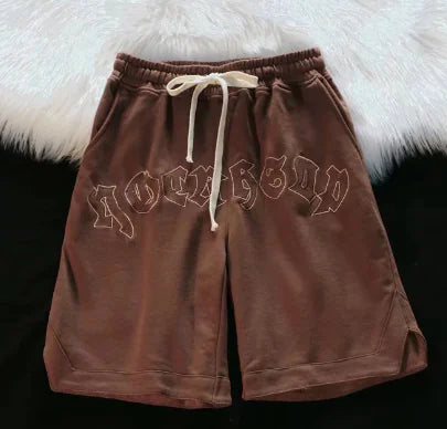Retro Street Style Casual Shorts for Men