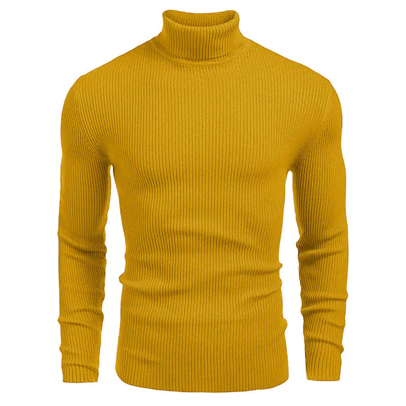 Men's High-Neck Sweater for Autumn and Winter