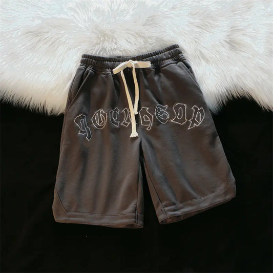 Retro Street Style Casual Shorts for Men