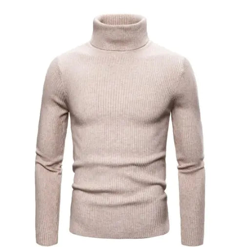 Men's High-Neck Sweater for Autumn and Winter