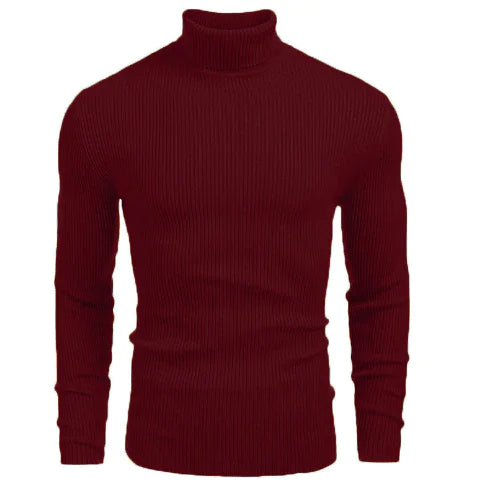 Men's High-Neck Sweater for Autumn and Winter