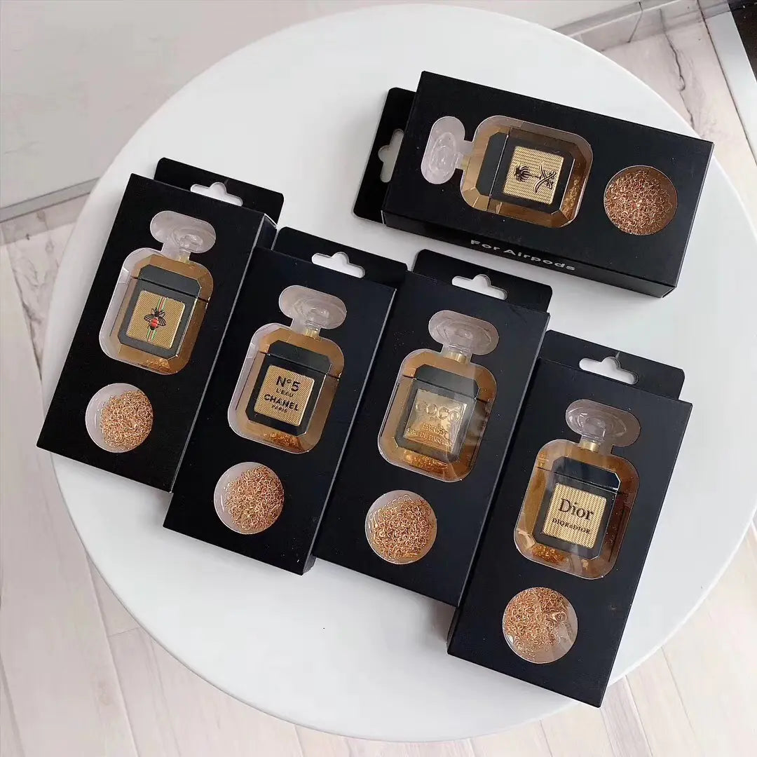 Perfume Bottle Case for Apple AirPods Wireless Earbuds